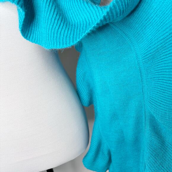 Lombaggi Scarf Peruvian Angora Blend Ruffle Long Scarf 76x14 - Picture 5 of 11